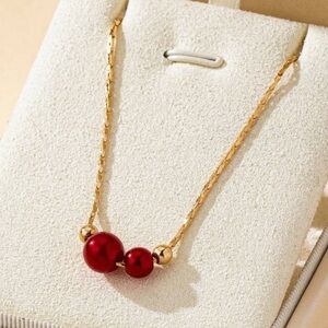 Elegant Faux Pearl Beaded Stainless Steel Bracelet – Adjustable Slider Design